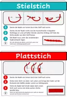 Vorschau - Arbeitsblätter - Sticken - Karten zu verschiedenen Sticktechniken - Seite 1