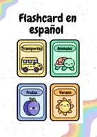 Vista previa - Tarjetas / Manipulativos - Flashcard en español - Portada