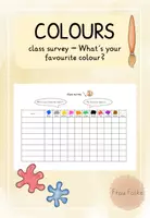 Vorschau - Arbeitsblätter - Colours - class survey "What's your favourite colour?" Englisch - Deckblatt
