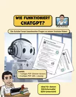 Vorschau - Arbeitsblätter - Informatik: Fragenblatt zum Video "Wie funktioniert ChatGPT?" - Deckblatt