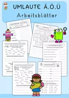 Vorschau - Arbeitsblätter - Umlaute ä,ö,ü - Arbeitsblätter, Einführung - Deckblatt