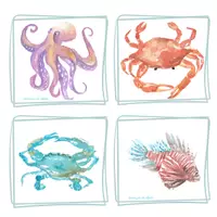 anteprima - Manualidades / Dibujos para colorear - L'oceano gioco di memoria, lettura e scrittura e arte - Pagina 2