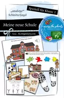 Vorschau - Anderer Materialtyp - Schnitzeljagd für Klasse 1: Unsere Schule - Deckblatt