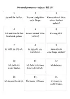 Vorschau - Arbeitsblätter - Phrase Cards Personal pronouns - objects BL2 U5 - Seite 3