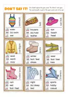 anteprima - Esercizi - gioco inglese l'abbigliamento (clothes) English game - Pagina 3