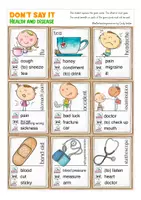 anteprima - Esercizi - gioco inglese salute e malattia (health and diseases) English game - Pagina 3