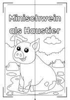 Vorschau - Mal- und Bastelvorlagen - Lapbook Minischweine - Schweine als Haustiere - Seite 3
