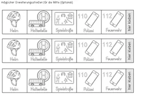 Vorschau - Arbeitsblätter - Verkehrserziehung - Faltheft - praktische Kopiervorlage für das Thema Verkehr & mein Schulweg - Seite 2