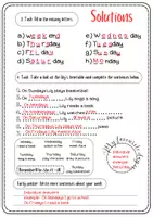 Vorschau - Arbeitsblätter - Wochentage mit Lösungen: Days of the week in English - Seite 3