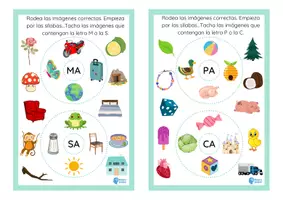 Vista previa - Hojas de trabajo - TARJETARIO CONCIENCIA FONOLÓGICA PARTE 2 - página 3