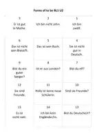 Vorschau - Arbeitsblätter - Phrase Cards Forms of to be BL1 U2 - Seite 3