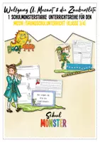Vorschau - Stundenentwürfe - Eine Schulmonsterstarke Unterrichtsreihe: Wolfgang A. Mozart und die Zauberflöte - Deckblatt