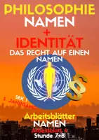Vorschau - Arbeitsblätter - Namen und Identität (Namen AB 4) - Deckblatt
