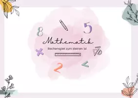 Vorschau - Spiele - Rechenspiel zum kleinen 1x1 - Seite 1