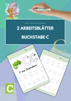 Vorschau - Arbeitsblätter - Zwei Seiten schreiben: Buchstabe C (1.Klasse) - Deckblatt