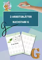 Vorschau - Arbeitsblätter - Zwei Seiten schreiben: Buchstabe G (1.Klasse) - Deckblatt