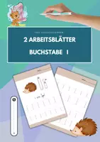 Vorschau - Arbeitsblätter - Zwei Seiten schreiben: Buchstabe I i (1.Klasse) - Deckblatt