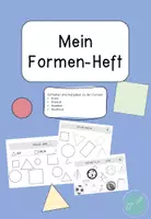 Vorschau - Arbeitsblätter - Mein Formenheft - Arbeitsheft für die geometrischen Grundformen - Deckblatt