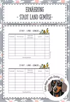 Vorschau - Spiele - Ernährung - Stadt Land Gemüse - Deckblatt