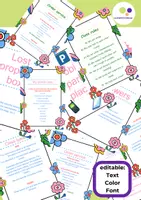 Vista previa - Refuerzo / NEE / Materiales de apoyo - Organización para el inicio del curso escolar | editable | versión en inglés | Reglas de clase, registro de clase, servicio de pedidos, servicio de recordatorios + más - página 1