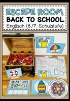 Vorschau - Stundenentwürfe - BACK TO SCHOOL - Escape Room (Englisch 6./7. Schulstufe) - Deckblatt