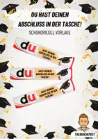 Vorschau - Anderer Materialtyp - 🎓Du hast deinen Abschluss in der Tasche! Zeugnis Geschenk 🎓 - Deckblatt