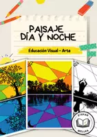 Vista previa - Manualidades / Dibujos para colorear - Paisaje - Día y noche - Colores complementarios - Portada