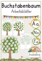 Vorschau - Arbeitsblätter - Buchstabenbaum - GESAMTPAKET (Grund- und Druckschrift) - Seite 1
