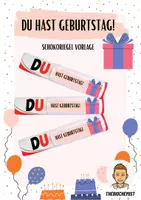 Vorschau - Anderer Materialtyp - 🎁 Du hast Geburtstag! - Geburtstagsgeschenk für Schüler 🎁 - Deckblatt