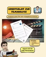 Vorschau - Arbeitsblätter - FILM: Arbeitsblatt zur Filmanalyse - Deckblatt