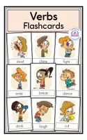 Vorschau - Bildkarten - Verbs - Flashcards - Deckblatt