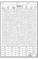 Vorschau - Arbeitsblätter - Verbs Word Searches - Seite 2