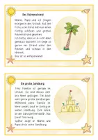 Vorschau - Arbeitsblätter - Abschreibkartei Sommer + Schreibblätter (Version 1) - Seite 3