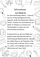 Vorschau - Präsentationen/Tafelbilder - 5 Minute Teacher - Englischunterricht - Deckblatt