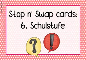 Vorschau - Anderer Materialtyp - Stop n' Swap Cards: 6. Schulstufe - Seite 1