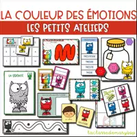 Aperçu - Jeux - Les Petits Ateliers - La Couleur des émotions - Page de couverture