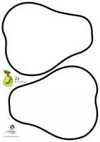 Aperçu - Matériel pour travaux manuels / dessin - Fruits avec chenille Bricolage à imprimer sur papier coloré - Page 3