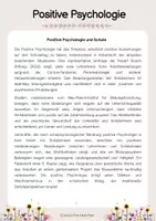 Vorschau - Lehrwerke/Schulbücher - Positive Psychologie - Lehrerhandbuch - Seite 1