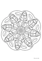 Vorschau - Mal- und Bastelvorlagen - Mandalas - Ausmalbilder zum Thema "Herbst" - Seite 2