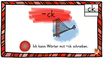 Vorschau - Arbeitsblätter - Buchstabeneinführung - Laut ck - digitale Tafelbilder + Leseblatt - Seite 1