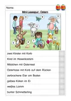 Vorschau - Arbeitsblätter - Ostern Lesespur - Seite 2
