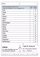 Vorschau - Arbeitsblätter - Lesespaziergang Körper - Seite 2