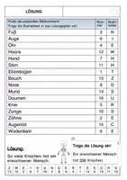 Vorschau - Arbeitsblätter - Lesespaziergang Körper - Seite 3