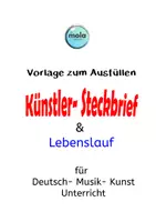 Vorschau - Unterrichtsreihen - Maler-Duett 12 : Banksy & Frida Kahlo (+ Steckbrief zum Ausfüllen) - Seite 1