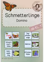 Vorschau - Spiele - Schmetterlinge- Domino (Kl. 1-4) - Deckblatt