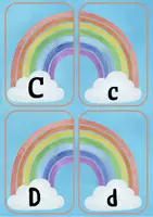 Προεπισκόπηση - Flashcards - Matching a b c /Game Cards | Αντιστοίχιση a b c /Κάρτες παιχνιδιού - Σελίδα 1