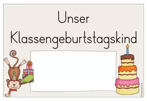 Vorschau - Poster - #ersteKlasse: Geburtstagskind - Visualisierung, Aufsteller & Gutscheine - Seite 3