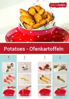Vorschau - Anderer Materialtyp - Potatoes - Ofenkartoffen Rezept mit Schrittanleitung - Deckblatt