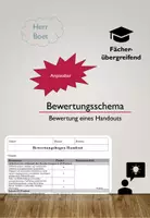 Vorschau - Arbeitsblätter - Bewertungsbogen Handout - Deckblatt
