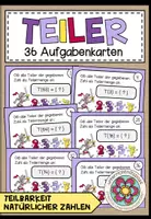 Vorschau - Aufgabenkarten - Vielfache & Vielfachenmengen – 36 Aufgabenkarten zum Üben | Teilbarkeit natürlicher Zahlen - Deckblatt